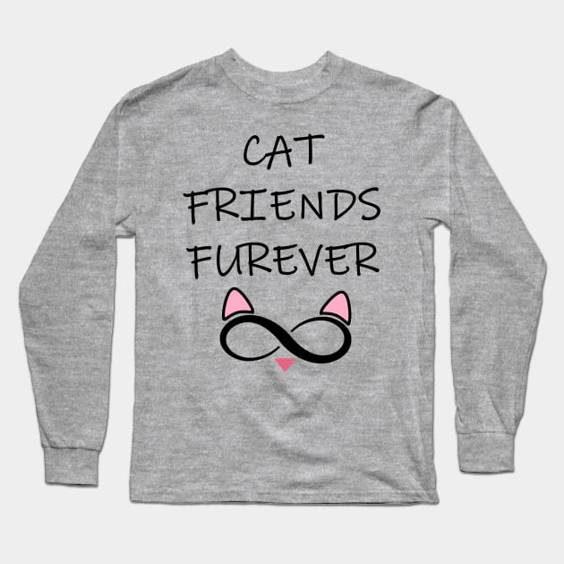 Cat Friends Furever Long Sleeve T-Shirt by jmtaylor